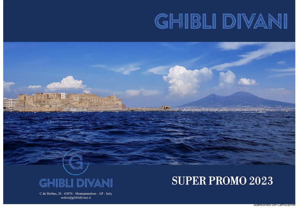 CATALOGO GHIBLI DIVANI